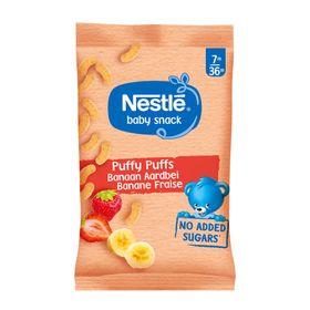 Nestle Baby Snack Puffy Puffs Aardbei Banaan