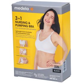 Medela Kolf- & Voedingsbeha 3-in-1 Zwart Extra Extra Large