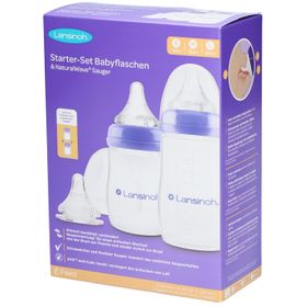 Lansinoh Starterset Zuigfles + NaturalWave Speen