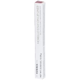 Korres KM Lipstick Morello Lipliner Wine Red