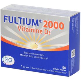 Fultium® 2000 Vitamine D3 90 capsules
