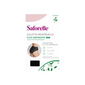 Saforelle Culotte pour les Règles Flux Abondant Taille 34-36