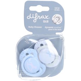 DIFRAX Tétine Dynamic Baby shower Bleu 0-2m