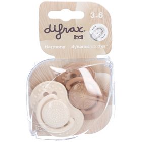 DIFRAX Tétine Dynamic Harmony Beige/Cuivre 3-6mois