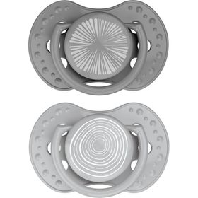 Difrax Fopspeen Dynamic Harmony L.Grey - D.Grey 6-18m