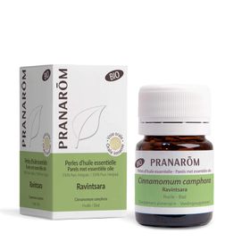 Pranarom Ravintsara essentiële olieparels - Biologisch | Ademhalingscomfort & Natuurlijke Afweer