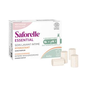 Saforelle Essential Soin Lavant Intime Hydratant Sans Parfum Recharge