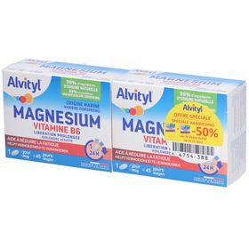 Alvityl® Magnésium Vitamine B6 2ème -50 %| Libération Prolongée - Fatigue - 45 Jours