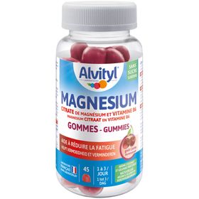 Alvityl® Magnésium Gommes | Fatigue - Vitamine B6 - Goût Cerise