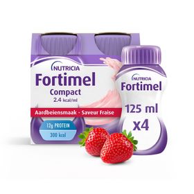 Fortimel Compact 2.4kcal | Arôme Fraise | Complément Nutritionnel Dénutrition