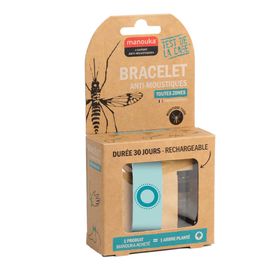 Manouka Bracelet Anti-Moustiques Uni Turquoise