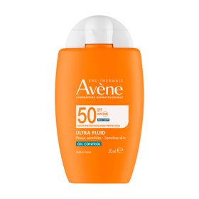 Avène Solaire Ultra Fluide Oil Control SPF50 | Très haute protection | Effet matifiant + CADEAU: 1 Avène After Sun Restorative Lotion 50ml