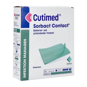 Essity Cutimed® Sorbact Contact® Compresses 4 x 6 cm