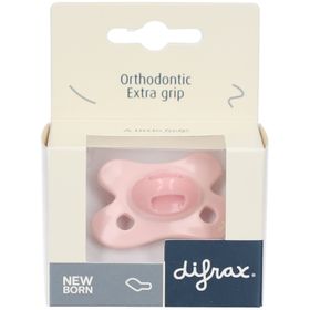 Difrax Fopspeen Dental Newborn GEMS - Roze Opaal