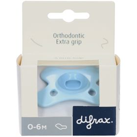 Difrax Sucette Dental 0-6 mois GEMS - Blue Topaz