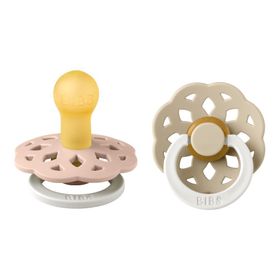 BIBS Fopspeen Boheme Glowdark Blush/Vanilla Duo 0-6