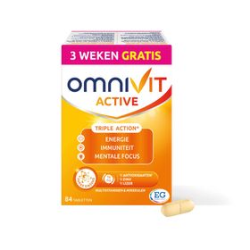 Omnivit Active Promo  | Multivitamine voor Energie, Immuniteit & Mentale Focus