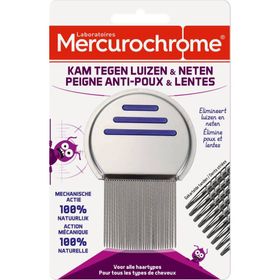 Merchurochrome® Peigne Anti-Poux & Lentes