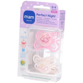 MAM Perfect Night Fopspeen Silicone Pink 0-6