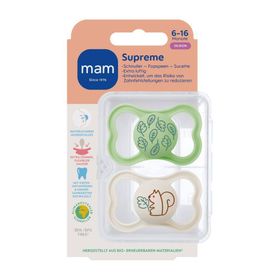 MAM Supreme Fopspeen Silicone Unisex 6-16