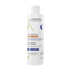 A-Derma Exomega Control Nacht Kalmerend Bad anti-jeuk | Droge huid met neiging tot atopisch eczeem