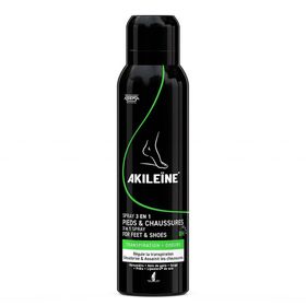 Akileïne 3 in 1 Spray for Feet & Shoes