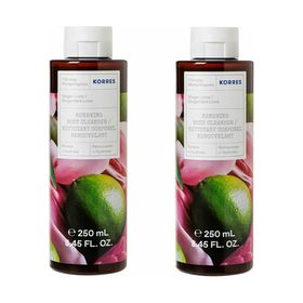 Korres Nettoyant Corporel Renouvelant Gingembre Lime 2x250ml