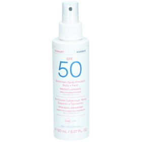 Korres Yoghurt Sunscreen Spray Emulsion Body + Face SPF50