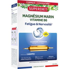 Superdiet Magnésium Marin et Vitamine B6 20x10 ml