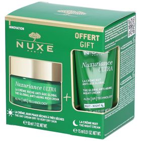 Nuxe Nuxuriance Ultra La Crème Jour Peaux Sèches à Très Sèches + La Crème de Nuit Offerte