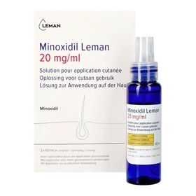 Minoxidil Leman 20mg/ml Oplossing voor Cutaan Gebruik