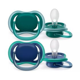 Fopspeen +6M Ultra Air Nachtblauw Groen