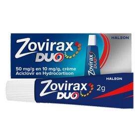 Zovirax Duo 50 mg/g en 10 mg/g Crème