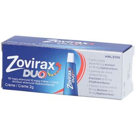Zovirax Duo 50 mg/g en 10 mg/g Crème