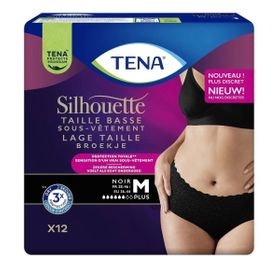 Tena Silhouette Plus Noir Lage Taille M