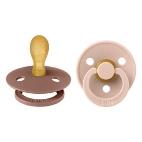 BIBS Symmetrische Fopspeen - Blush/Woodchuck 6-18 Maanden