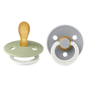 BIBS Symmetrische Fopspeen GLOW - Sage/Cloud 6-18 Maanden