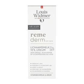 Louis Widmer REMEDERM DRY SKIN Lichaamsmelk 10% Ureum Zonder Parfum