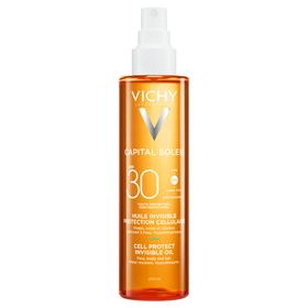 Vichy Capital Soleil Huile Invisible Protection Cellulaire SPF30 + Cadeau: Vichy Aftersun 100 ml