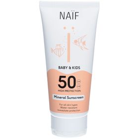 Naïf Baby & Kids SPF50 Minerale Zonnebrandcrème