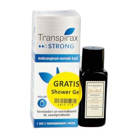 Transpirax Strong Antitranspirant Normale Huid Roller + Atelier Rebul Douchegel
