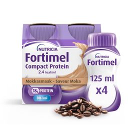 Fortimel Compact Protein 2.4kcal | Saveur Moka | Complément Nutritionnel Dénutrition