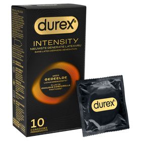 Durex Intensity Condooms | Nieuwste generatie ultradunne, latexvrije condooms voor mannen | Gedeelde lichaamswarmte*