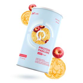QNT Pancakes Protéinés Faible teneur en sucre | Saveur Pomme-Cannelle