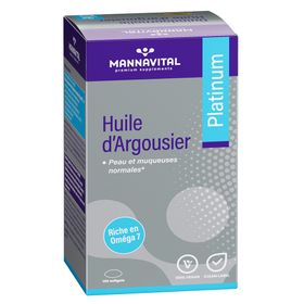Mannavital Platinum Huile d'Argousier
