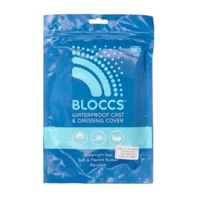 Bloccs® Housse imperméable pour plâtre et pansement Enfant Jambe XS