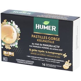 HUMER Keelspastille met manuka-honing & koninginnegelei