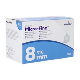 Embecta™ Micro-Fine™ Aiguilles à stylo 8 mm 31G Ref 321100