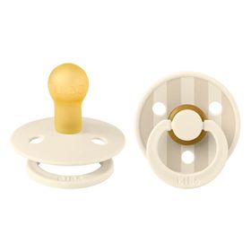 BIBS STUDIO Colour 2 Pack Pin - Ivory Vanilla Mix | +0 maanden