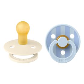 BIBS STUDIO Colour 2 Pack Block - Baby Blue | +0 maanden